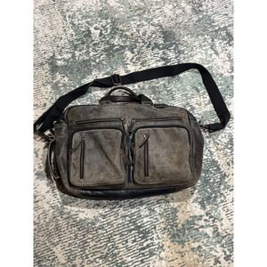 Vintage Wilson's Leather Bag/Briefcase/Backpack/Messenger Bag: (Brown) EUC